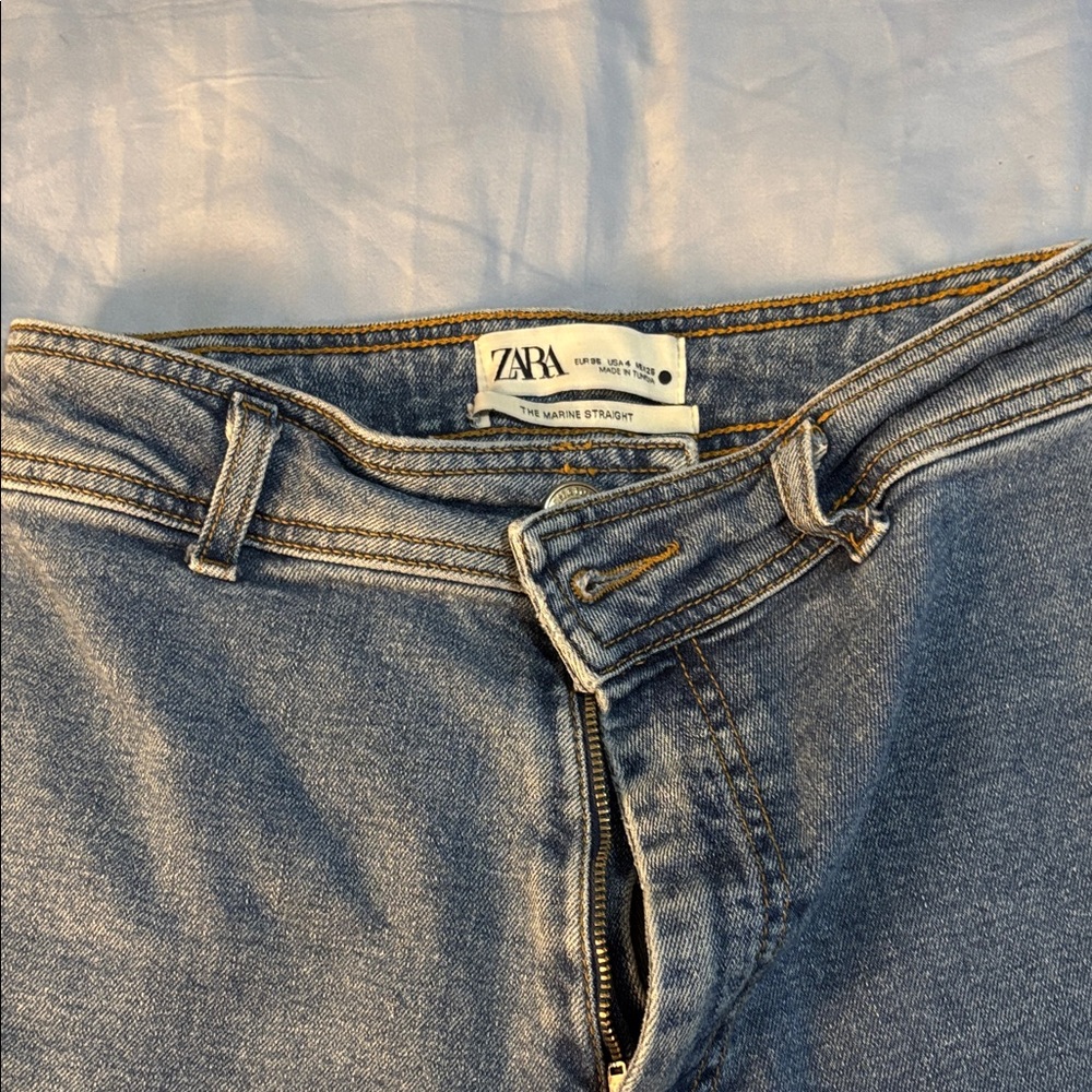 Zara Light Blue Denim Jeans